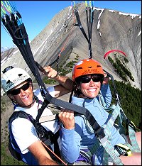 tandem pilot & passenger